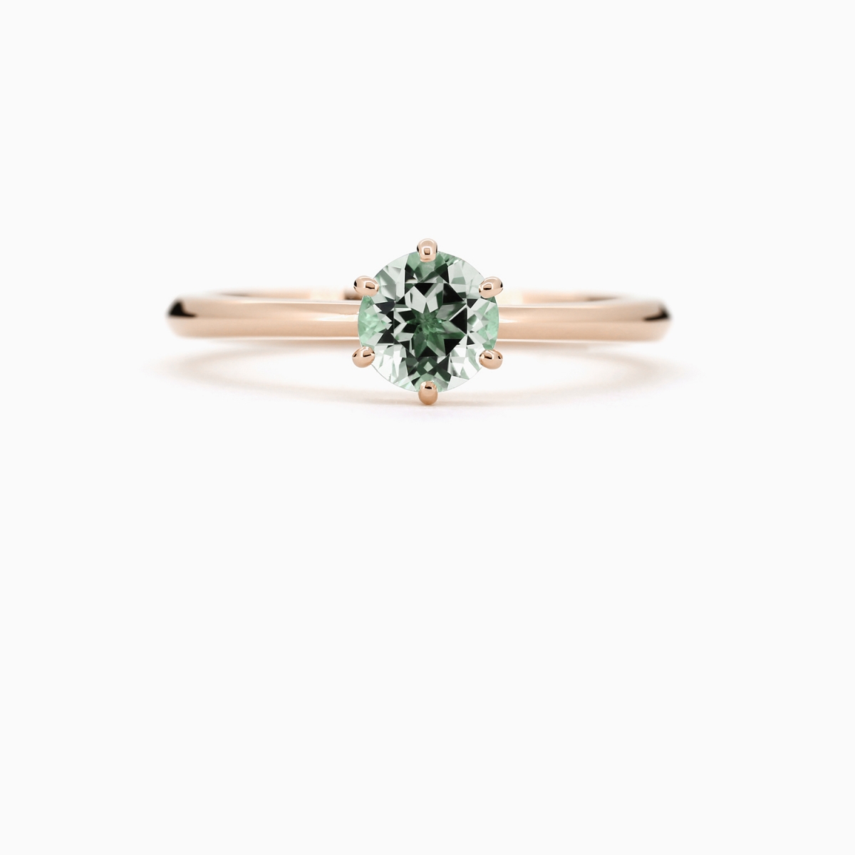 Sophia | Australian Mint Green Sapphire Ring - World Treasure Designs