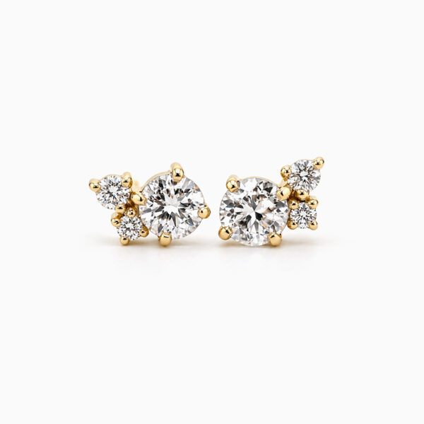 cerisediamondstudearringsinyellowgold