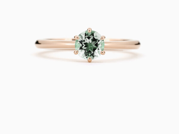 Classica Solitaire Engagement Ring with Custom Gemstone