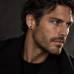 Solitaire_stud_Earrings_for_men_black_diamond