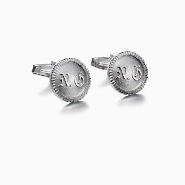 greycufflinkswithinitials greycufflinkswithinitials