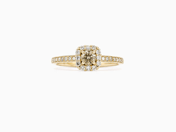 Rosalie Halo Engagement Ring with Diamond (Kopio) (Kopio)