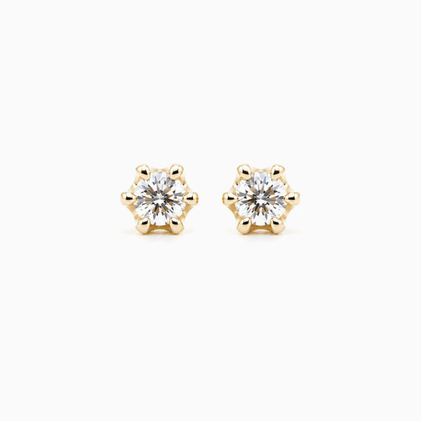 minidiamondstudearringsyellowgold minidiamondstudearringsyellowgold