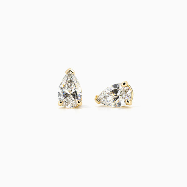 pearcutdiamondsolitairestudearrings pearcutdiamondsolitairestudearrings